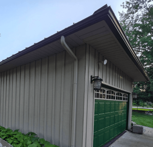 White Chooz Painters logo with blue background placeholder for paintig company logos