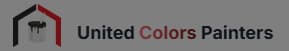 This is an image from United Colors Painters & Remodelers company, located in Catasauqua, PA. The image is a United Colors Painters logo featuring a paint can inside a house-shaped outline in black and red