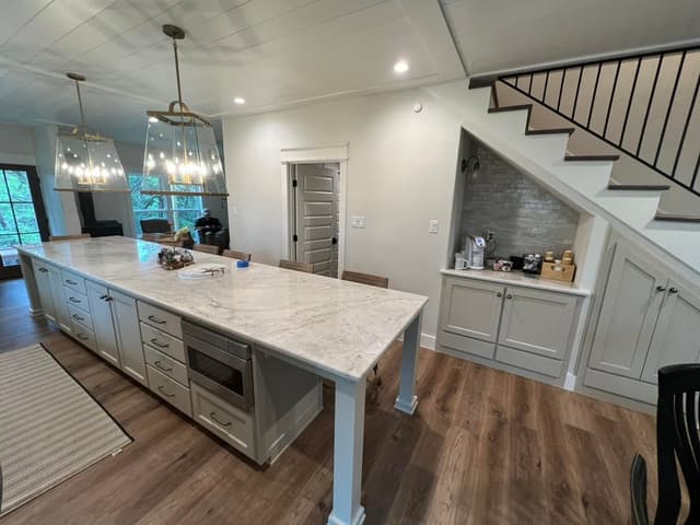 White Chooz Painters logo with blue background placeholder for paintig company logos