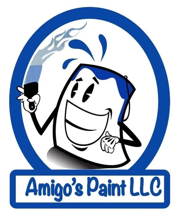 Logo for Amigo's Paint LLC in Reidsville, North Carolina. The image shows the company’s branded painting-service design.