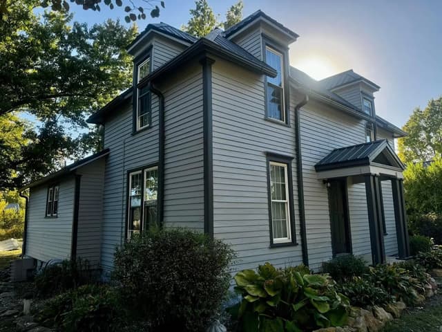 White Chooz Painters logo with blue background placeholder for paintig company logos