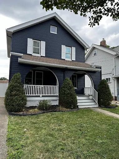 White Chooz Painters logo with blue background placeholder for paintig company logos