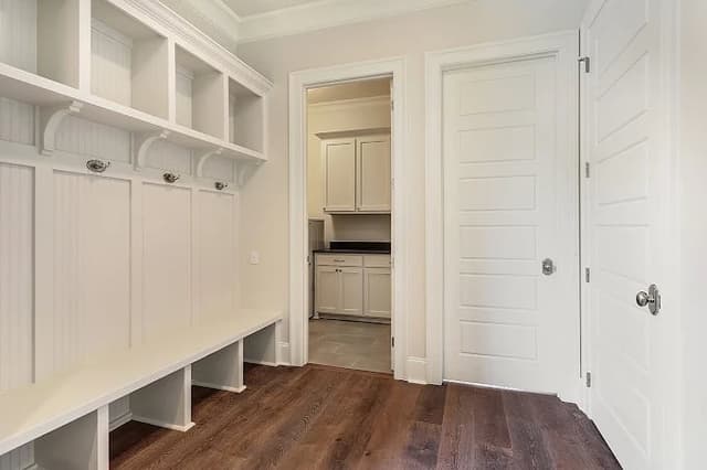 White Chooz Painters logo with blue background placeholder for paintig company logos