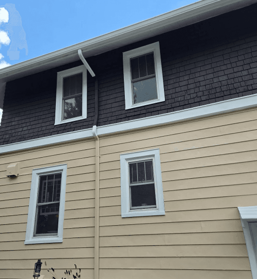 White Chooz Painters logo with blue background placeholder for paintig company logos