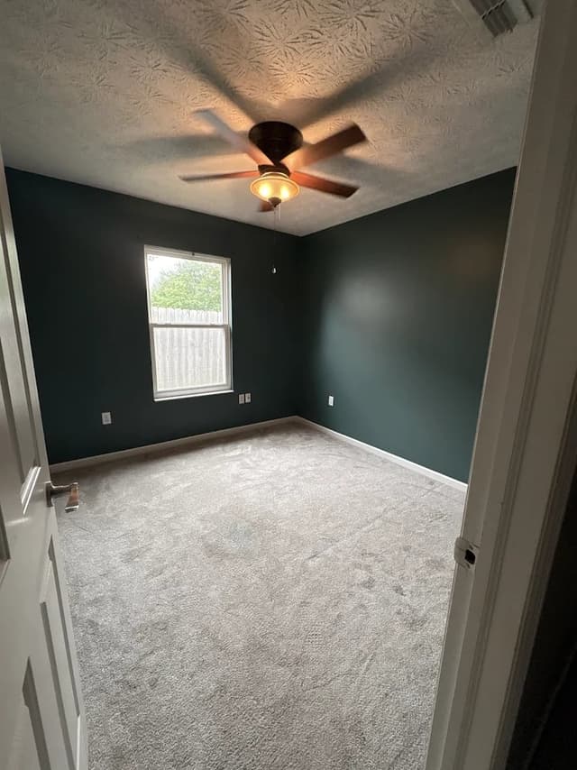 White Chooz Painters logo with blue background placeholder for paintig company logos