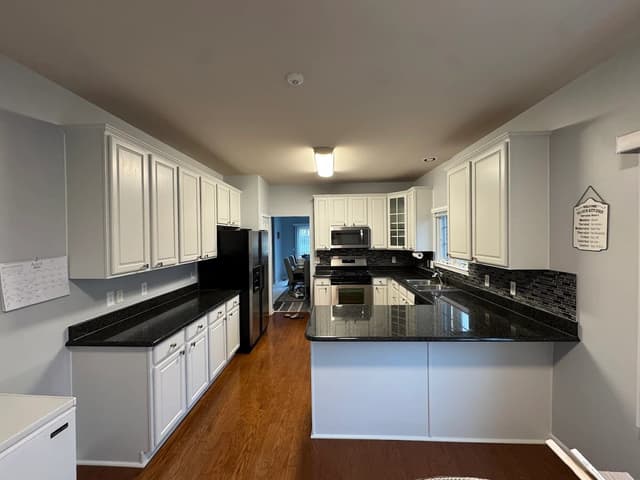 White Chooz Painters logo with blue background placeholder for paintig company logos