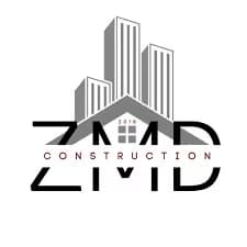 ZMD Construction logo for painting services in Bristol, Tennessee. The image shows the black ZMD Construction skyline logo.