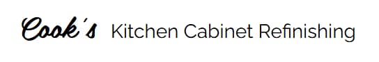 Logo for Cook's Kitchen Cabinet Refinishing, a cabinet painting company in Brookfield, IL.
