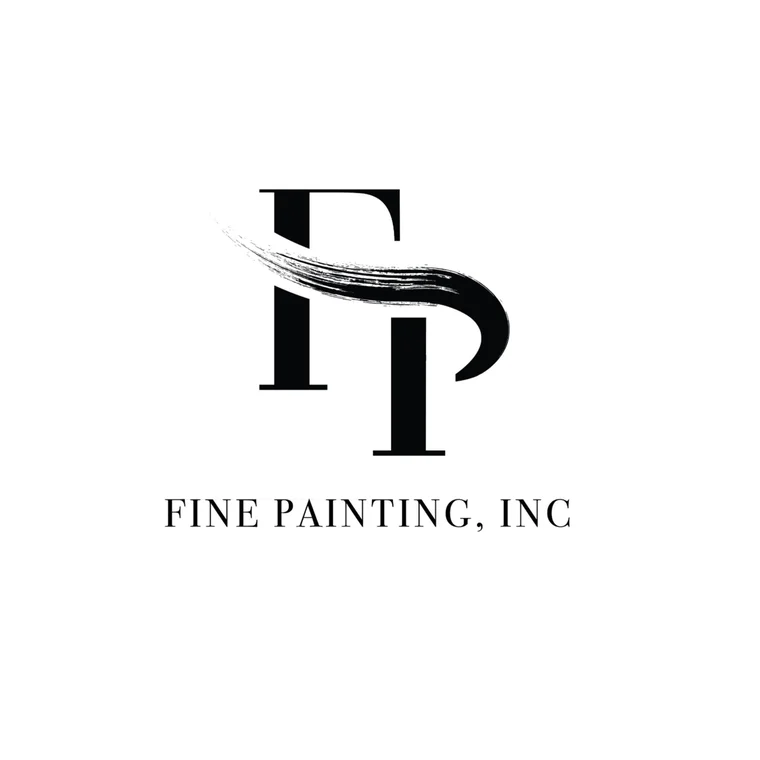 Logo for Fine Painting Inc, a painting company in Chicago, Illinois.