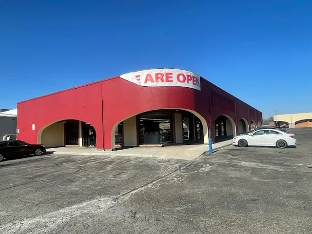 White Chooz Painters logo with blue background placeholder for paintig company logos