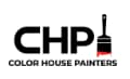 This is an image from Color House Painters, located in Pennsylvania. The logo for Color House Painters features bold CHP lettering with a paintbrush icon and color house painters text beneath it.