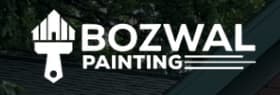 This is an image from Bozwal Painting, located in Wisconsin. The logo for Bozwal Painting features a clean, modern design with a paintbrush icon and bold lettering, representing professional residential and commercial painting services.