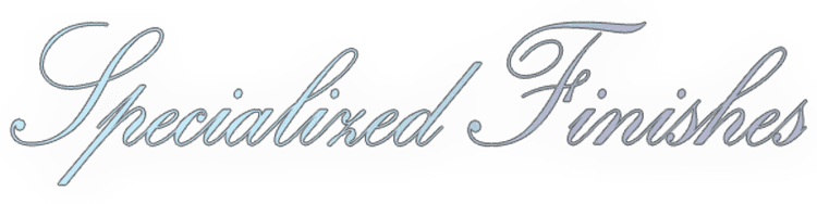 This is an image from https://specializedfinishes.com/ company, located inGrand Junction, CO The image is a Specialized Finishes logo featuring a stylized design, representing a professional painting and finishing company