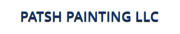 This is an image from Patsh Painting LLC, located in New Mexico. The logo for Patsh Painting LLC features bold dark blue uppercase text on a white background.