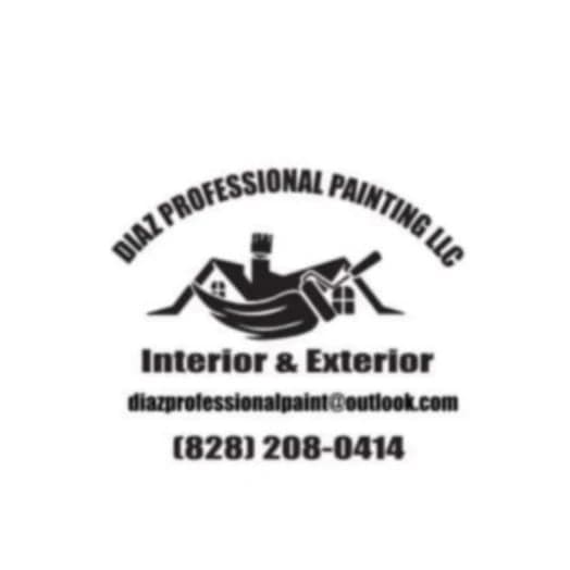 Logo for Diaz Professional Painting, a painting company in Burnsville, NC.