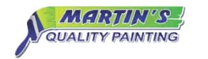 Logo for Martin's Quality Painting, a painting company in Clarksville, Tennessee.