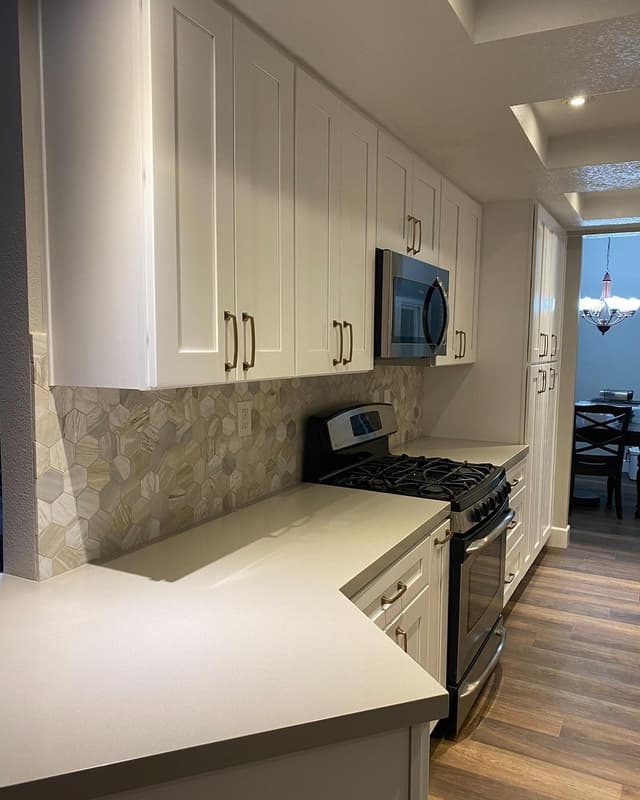 White Chooz Painters logo with blue background placeholder for paintig company logos