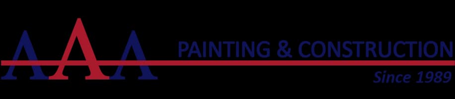 Logo for AAA Painting and Construction, a painting company in Wheaton, Illinois.
