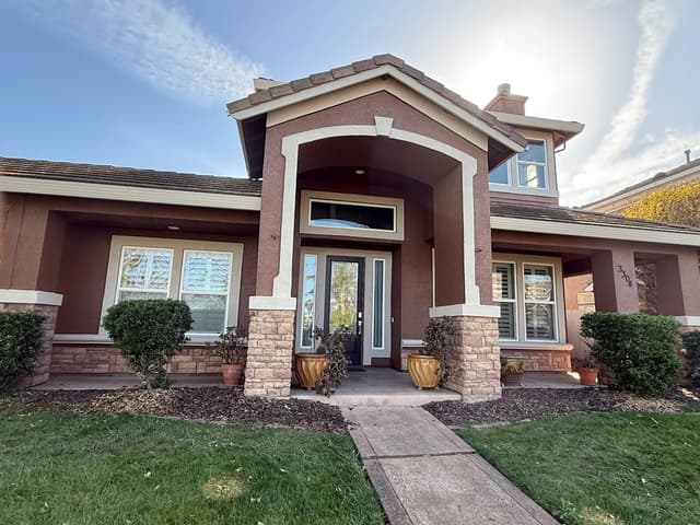 White Chooz Painters logo with blue background placeholder for paintig company logos