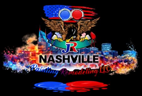 J&R Painting Remodeling LLC logo for painting services in Nashville, Tennessee. The image shows the colorful J&R Nashville Painting Remodeling logo.