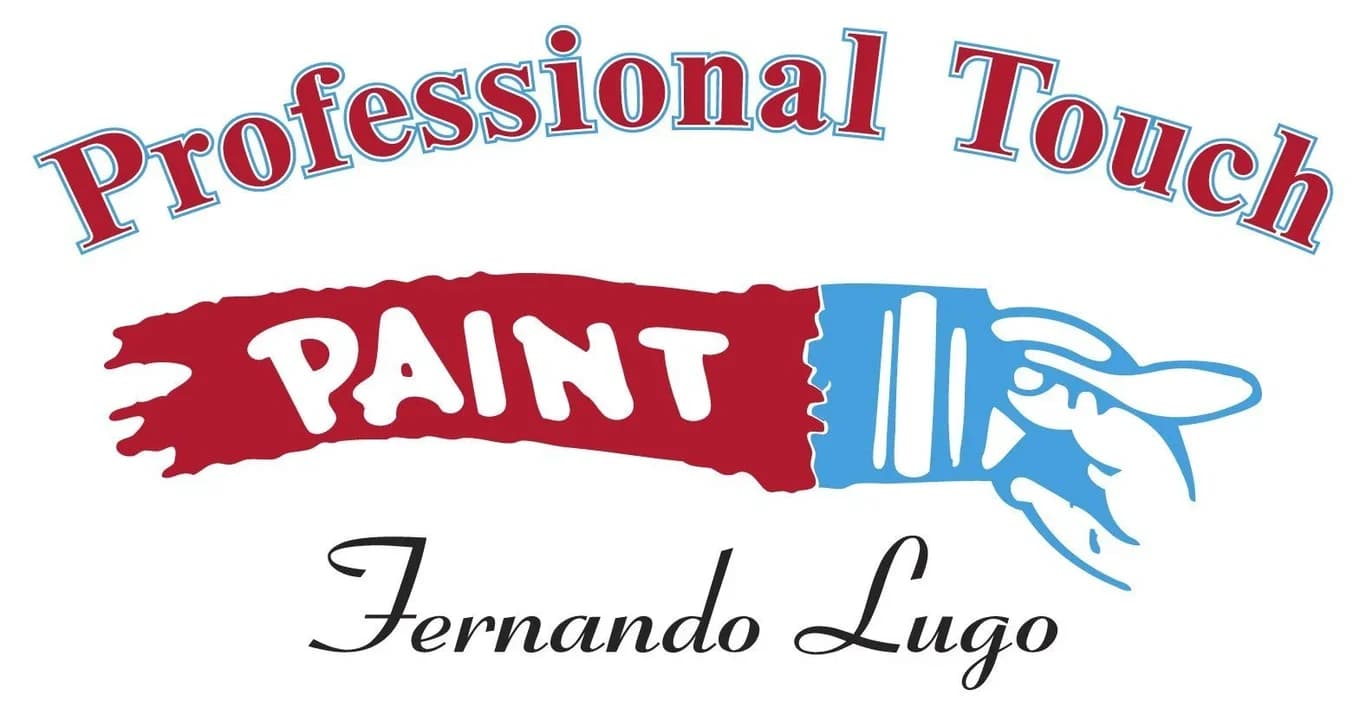Logo for Professional Touch Paint, a painting company in Raleigh, NC.