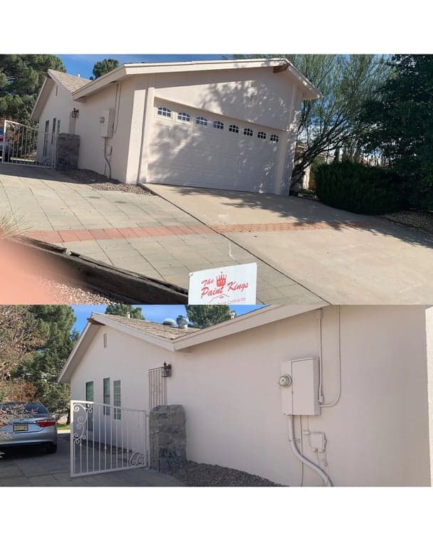 White Chooz Painters logo with blue background placeholder for paintig company logos