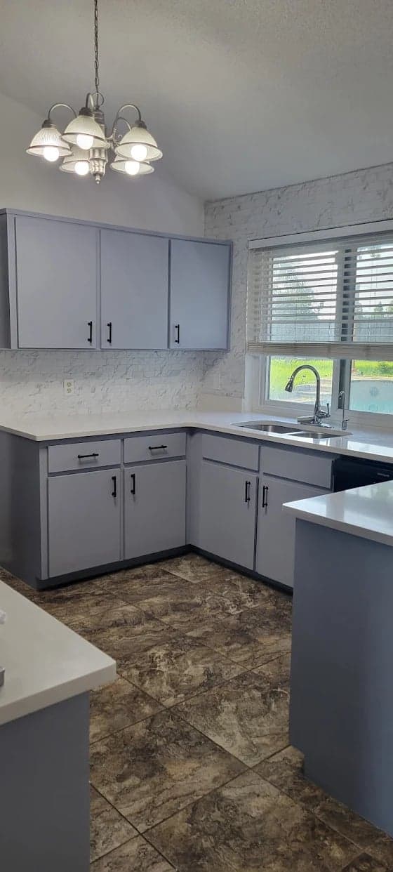 White Chooz Painters logo with blue background placeholder for paintig company logos