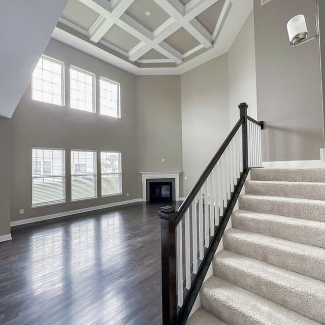 White Chooz Painters logo with blue background placeholder for paintig company logos