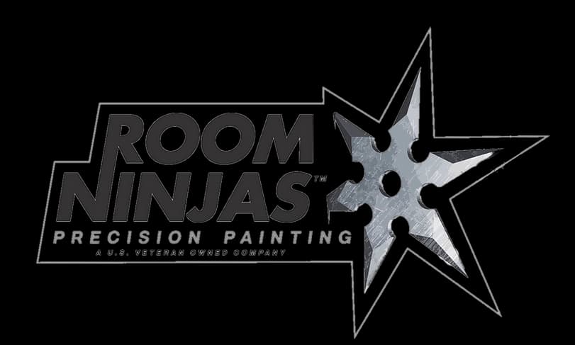 Logo for Room Ninjas, a painting company in Columbia, Tennessee.