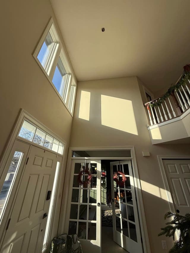 White Chooz Painters logo with blue background placeholder for paintig company logos