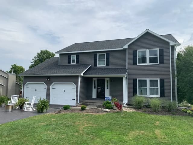 White Chooz Painters logo with blue background placeholder for paintig company logos