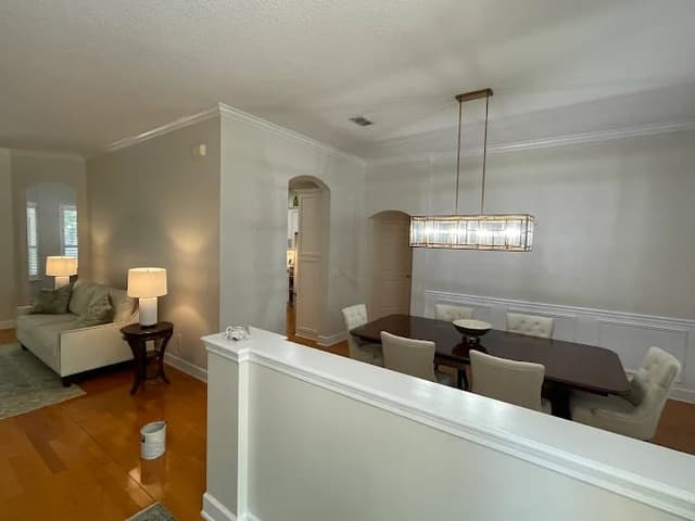 White Chooz Painters logo with blue background placeholder for paintig company logos