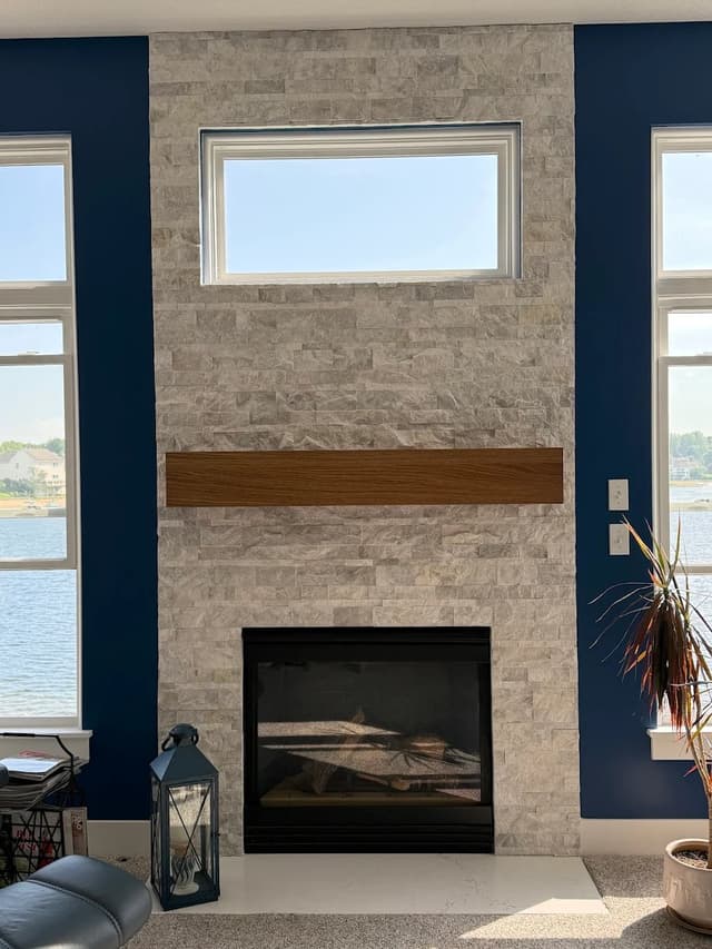 White Chooz Painters logo with blue background placeholder for paintig company logos