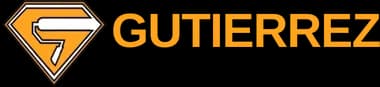 This is an image from Gutierrez Painting, located in Texas. The logo for Gutierrez Painting features a stylized orange ‘G’ shaped like a superhero emblem inside a diamond outline with bold orange text spelling the company name.