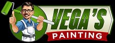 This is an image from Vega’s Painting & Pressure Cleaning, located in Florida. The logo for Vega’s Painting & Pressure Cleaning features a cartoon painter holding a paint roller next to bold green and red lettering.