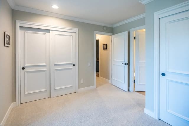 White Chooz Painters logo with blue background placeholder for paintig company logos