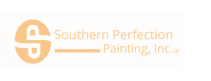 This is an image from Southern Perfection Painting, Inc., located in Georgia. The logo for Southern Perfection Painting features a stylized orange 'S' icon alongside clean black text, representing the company's professional painting services.