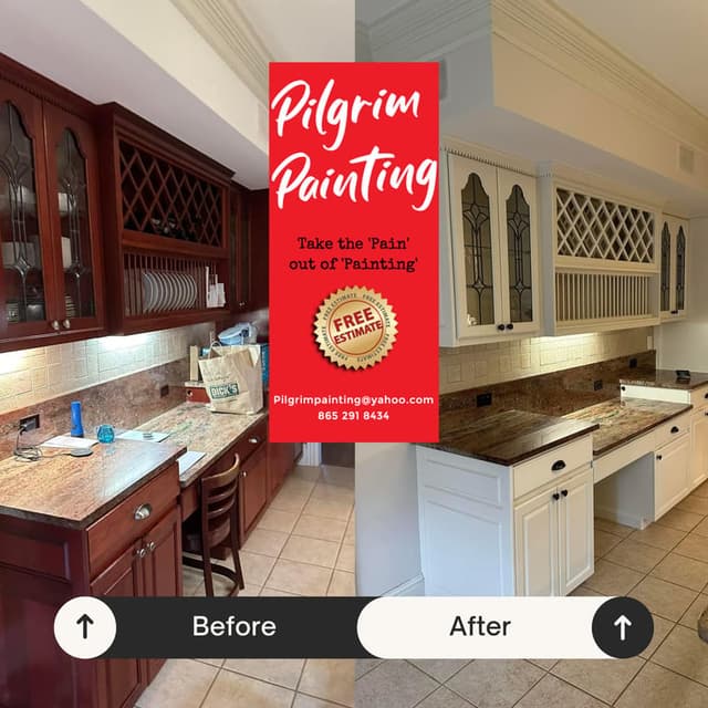 White Chooz Painters logo with blue background placeholder for paintig company logos