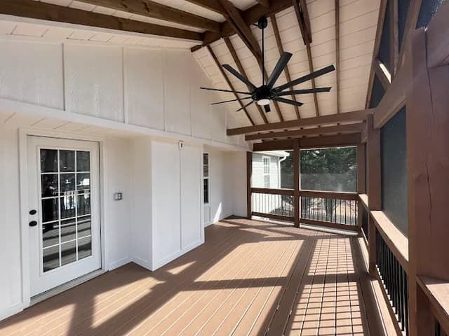 White Chooz Painters logo with blue background placeholder for paintig company logos