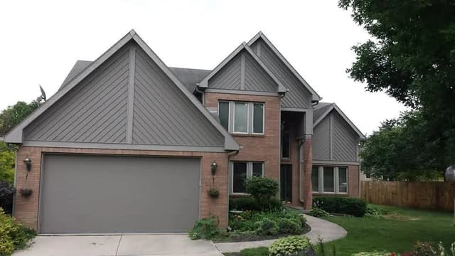 White Chooz Painters logo with blue background placeholder for paintig company logos