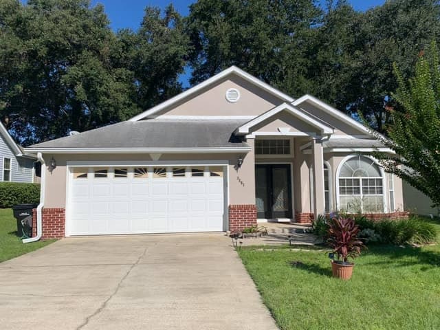 White Chooz Painters logo with blue background placeholder for paintig company logos