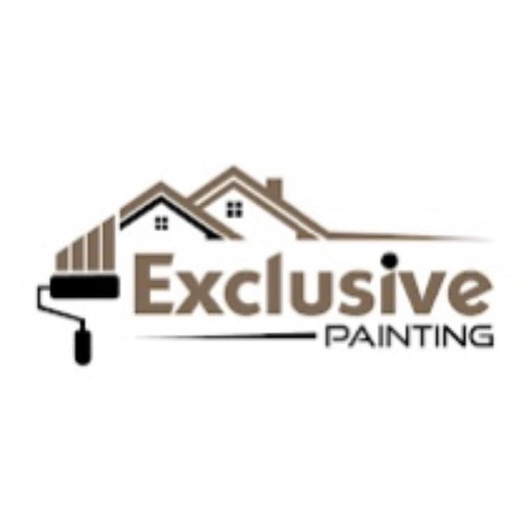 Logo for Exclusive Painting LLC, a painting company in Fayetteville, NC.