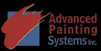 This is an image from Advanced Painting Systems Inc., located in California. The image shows the official company logo featuring a stylized paintbrush graphic and the business name “Advanced Painting Systems Inc.”, representing professional residential and commercial painting services.