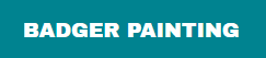 This is an image from Badger Painting & Home Improvement, located in Wisconsin. The logo for Badger Painting & Home Improvement features clean white text on a teal background, representing a professional residential painting and home improvement company.