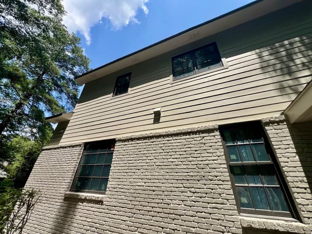 White Chooz Painters logo with blue background placeholder for paintig company logos