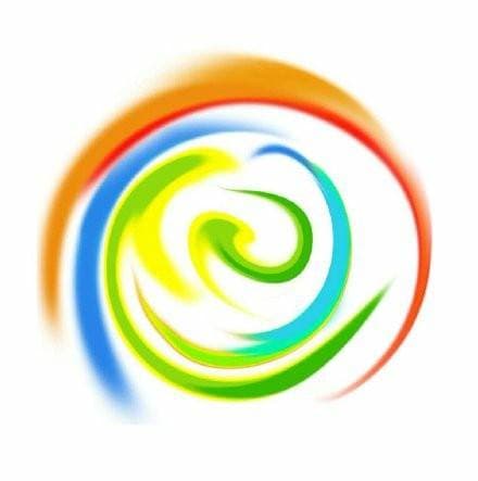 Logo of Pro Painting Services featuring a colorful swirl of red, orange, yellow, green, and blue. The vibrant design reflects the company’s focus on creativity and professional painting solutions.