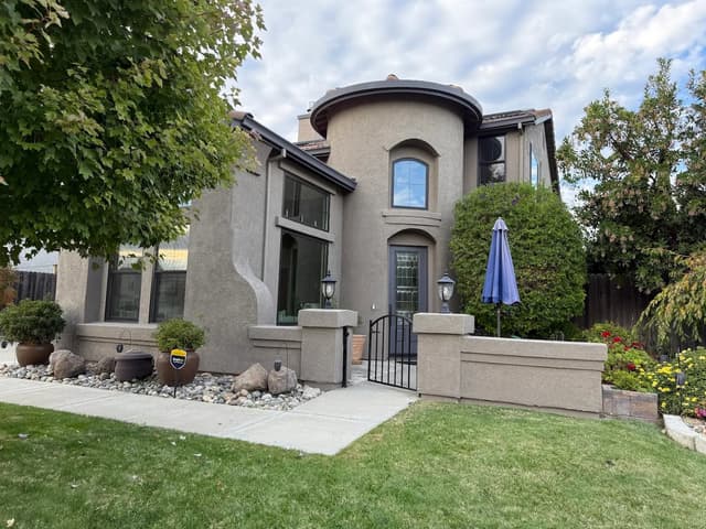 White Chooz Painters logo with blue background placeholder for paintig company logos