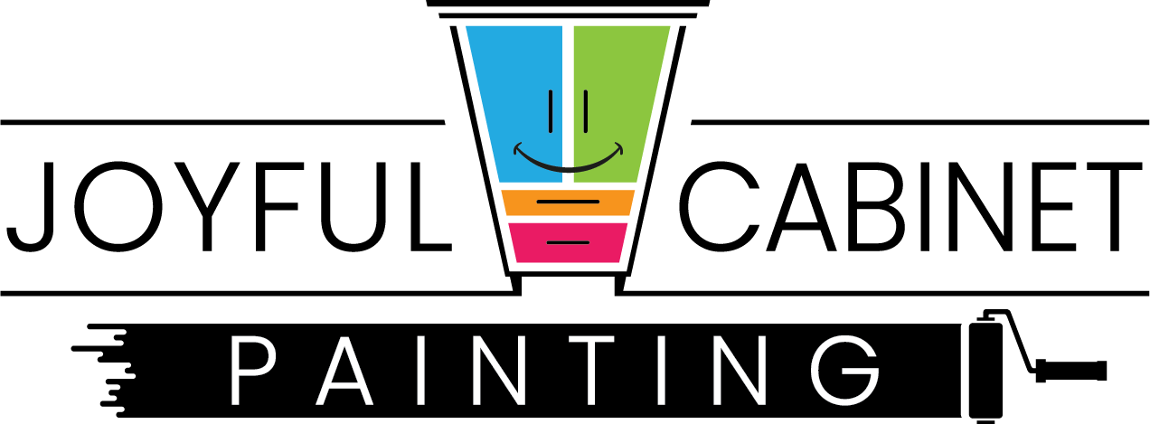 Logo for Joyful Cabinet Painting, a painting company in Cincinnati, Ohio.
