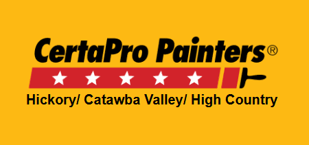 Logo for CertaPro Painters of Hickory/ Catawba Valley/ High Country, a painting company in Hickory, North Carolina.