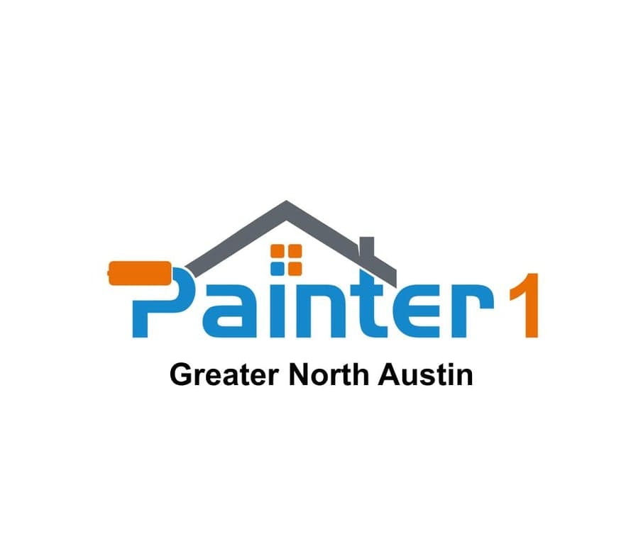 "This is an image from Painter1 of Greater North Austin, located in Texas. The logo for Painter1 of Greater North Austin shows a stylized house roofline with a paint roller forming the letter P, paired with blue and orange text."